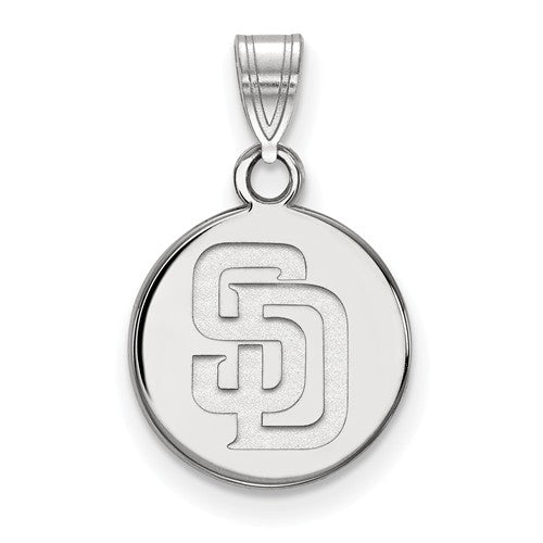 14kt Yellow Gold MLB San Diego Padres Pendant Necklace. 18