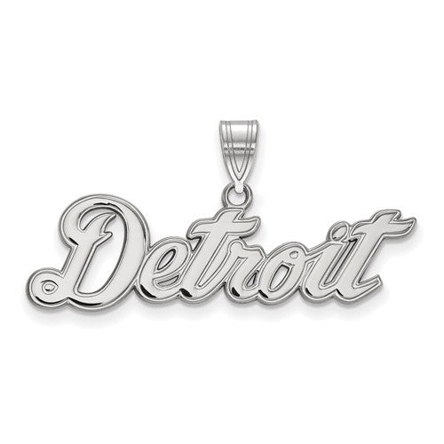 14kw MLB  Detroit Tigers Large "Detroit" Pendant