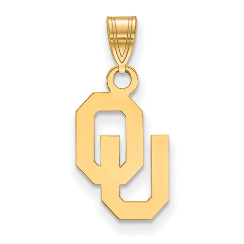 SS w/GP University of Oklahoma Small Pendant