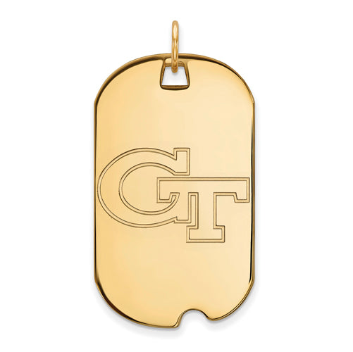 14ky Georgia Institute of Technology Large Dog Tag
