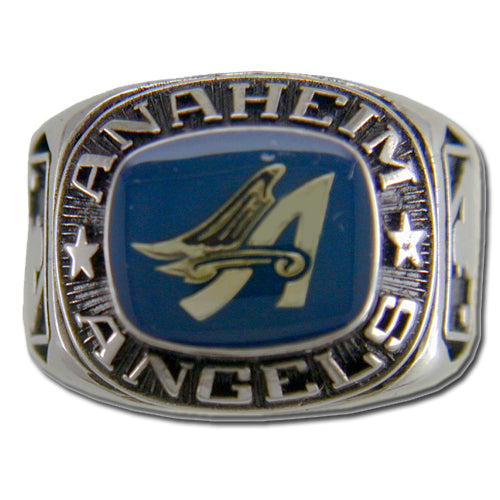 Anaheim Angels Classic Silvertone Major League Baseball Ring