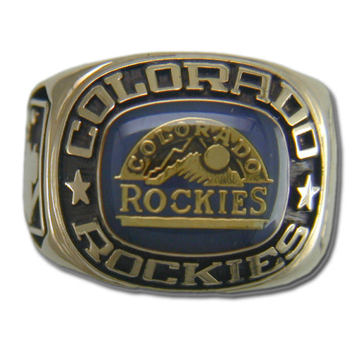 Colorado Rockies Classic Goldplated MLB Ring — Sports Jewelry