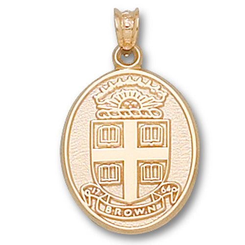 Brown University Seal 14 kt Gold Pendant