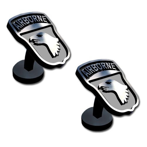 101st Airborne Division Sterling Silver Cufflinks