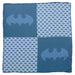 Batman Multi Motif Blue Pocket Square