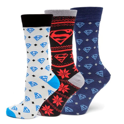 Superman 3 Pair Sock Gift Set
