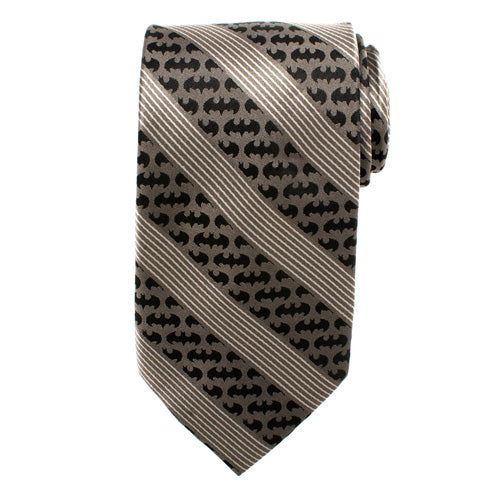 Batman Black Pinstripe Tie