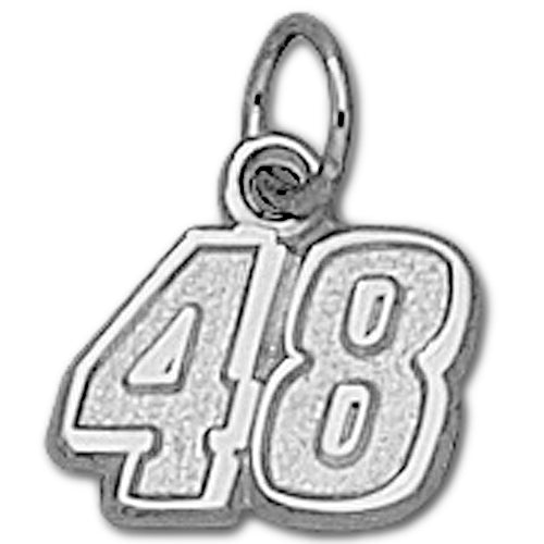 #48 NASCAR Driver Sterling Silver Pendant