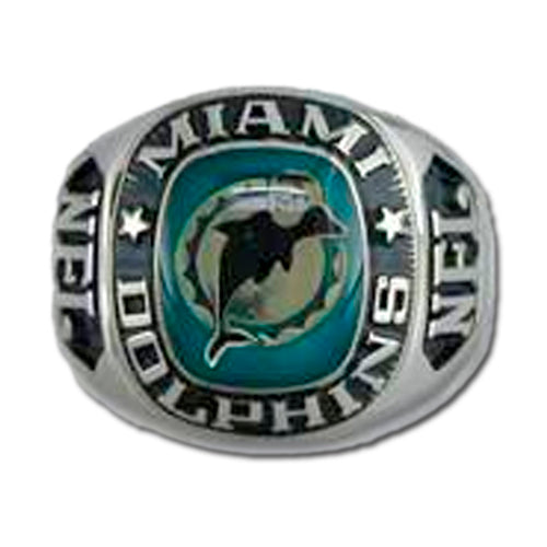 Miami Dolphins Contemporary Style Goldplated NFL Ring — Sports Jewelry Super  Store