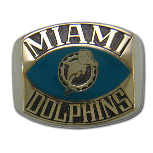 Miami Dolphins Contemporary Style Goldplated NFL Ring