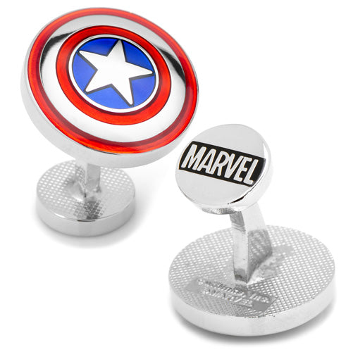 Avengers Captain America Shield Cufflinks
