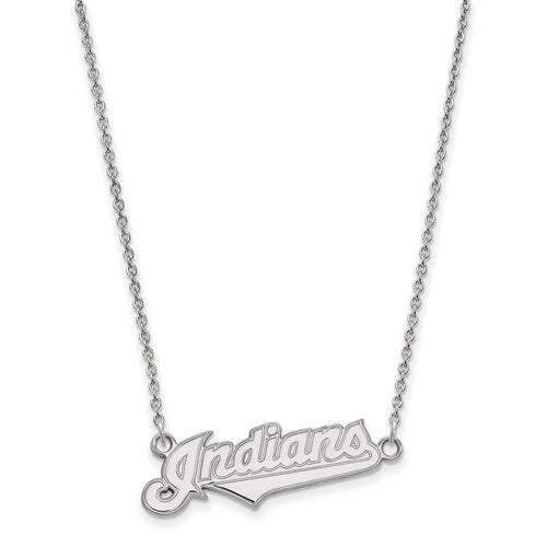 SS MLB  Cleveland Indians Small Pendant w/Necklace
