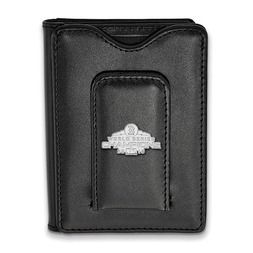 SS 2018 World Series Champions Boston Red Sox Black Leather Wallet