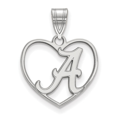 SS University of Alabama Pendant in Heart