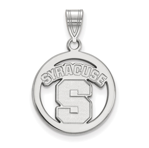 SS Syracuse University Med Pendant in Circle