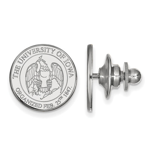 SS University of Iowa Crest Lapel Pin