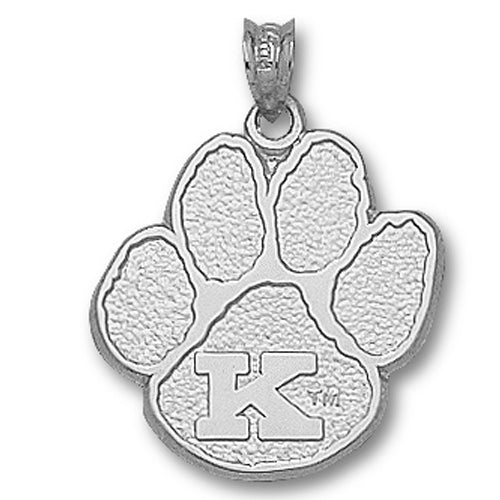 University of Kentucky PAW with K Silver Pendant
