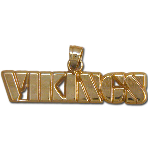 Minnesota Vikings Small Viking 10 KT Gold Pendant