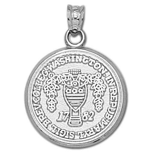 Washington College Seal Silver Pendant