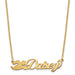 Customized Nameplate Necklace - Large-SS/Gold Plated