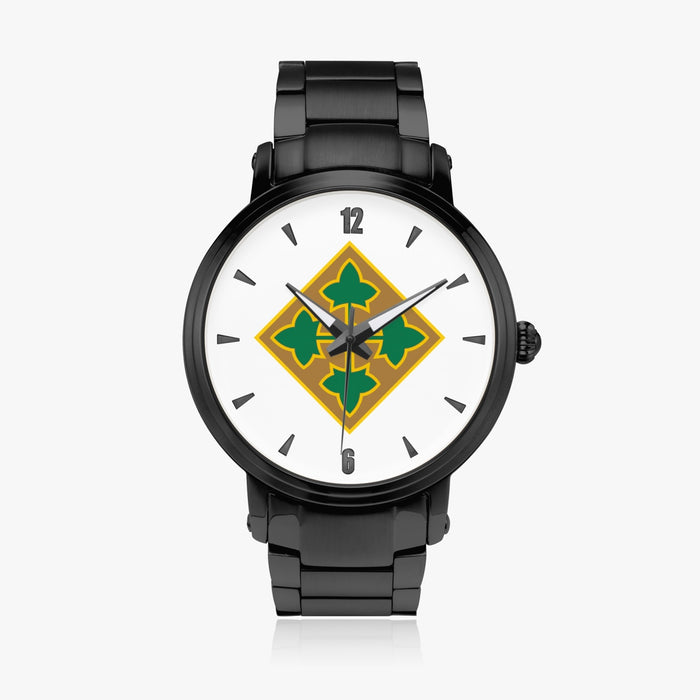 4th Infantry Division-Steel Strap Automatic Watch