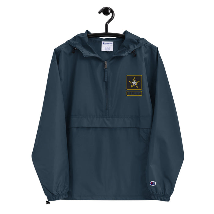 United States Army Embroidered Champion Packable Jacket
