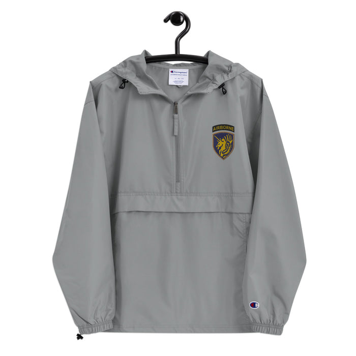 13th Airborne Division Embroidered Champion Packable Jacket