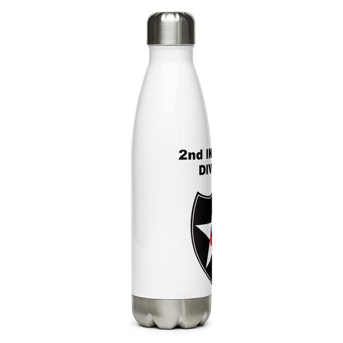 Stainless Steel Water Bottle - 2nd Infantry Division