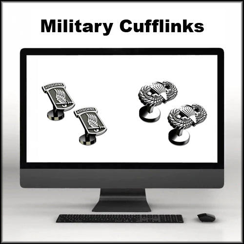 Air Force, Army, Coast Guard, Marines, Navy Cufflinks
