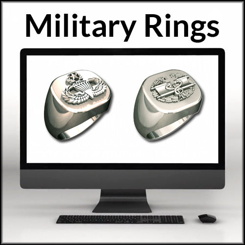 Military Warrior Rings — Sports Jewelry Super Store