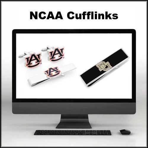 NCAA Cuff-links, Lapel Pins, Money Clips, Tie Bars, and Tie Clips