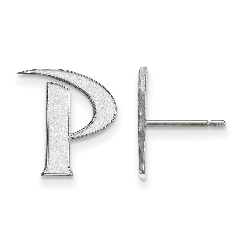 10kw Pepperdine University Small Post P Earrings