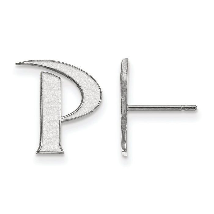 10kw Pepperdine University Small Post P Earrings