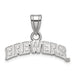 10 kt white gold brewers pendant