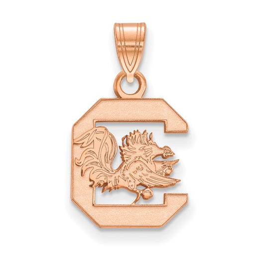 14k Rose Gold University of South Carolina Small Pendant