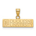 SS w/GP Duquesne University Medium Pendant