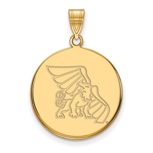 10ky Missouri Western State University Griffon Large Disc Pendant