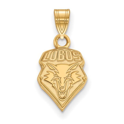 14ky University of New Mexico Small Lobos Pendant