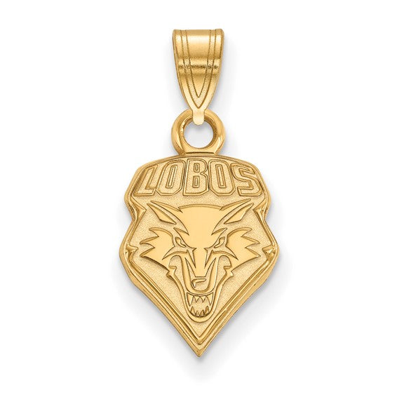 10ky University of New Mexico Small Lobos Pendant