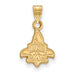 SS w/GP University of New Orleans Small Pendant