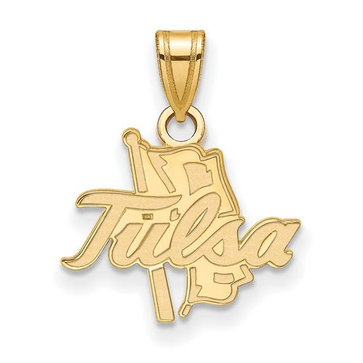 SS w/GP The University of Tulsa Golden Hurricane Small Pendant