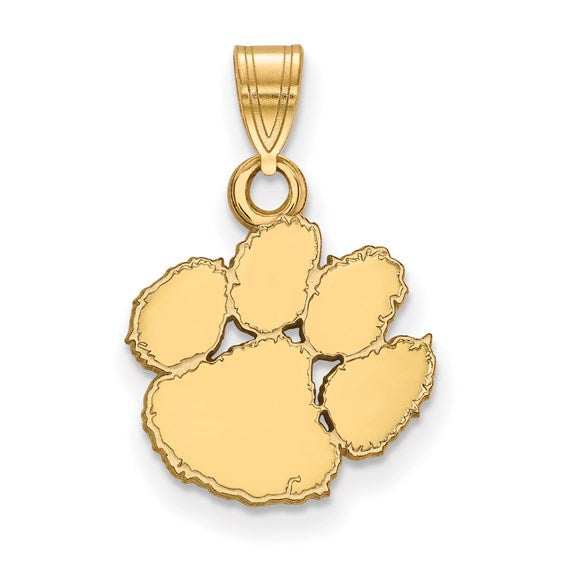 14ky Clemson University Small Pendant