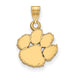 14ky Clemson University Small Pendant