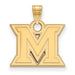 SS w/GP Miami University Small Logo Pendant