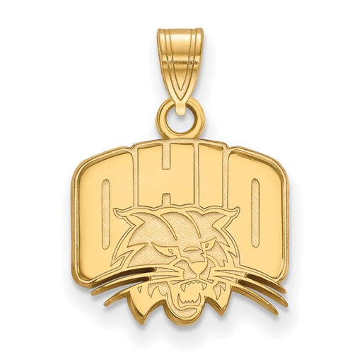 14ky Ohio University Small Logo Pendant