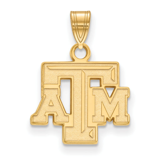 SS w/GP Texas A and M University T-A-M Small Pendant