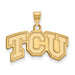 14ky Texas Christian University Small TCU Pendant