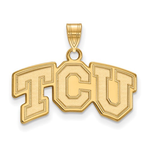 10ky Texas Christian University Small TCU Pendant