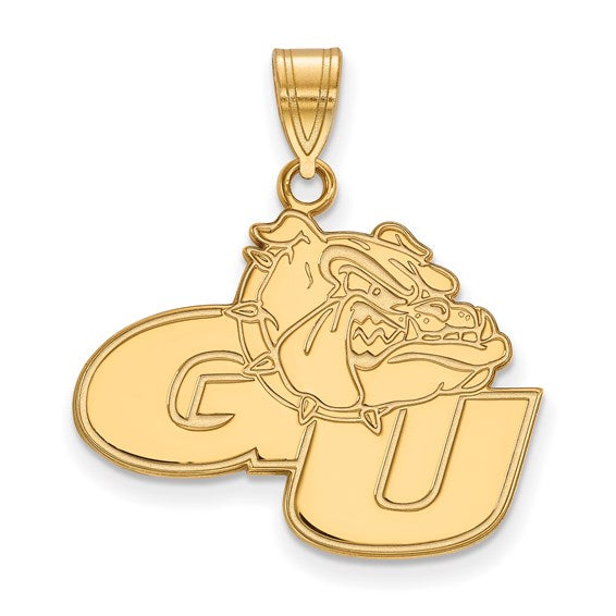 10ky Gonzaga University G-U Bulldog Large Pendant