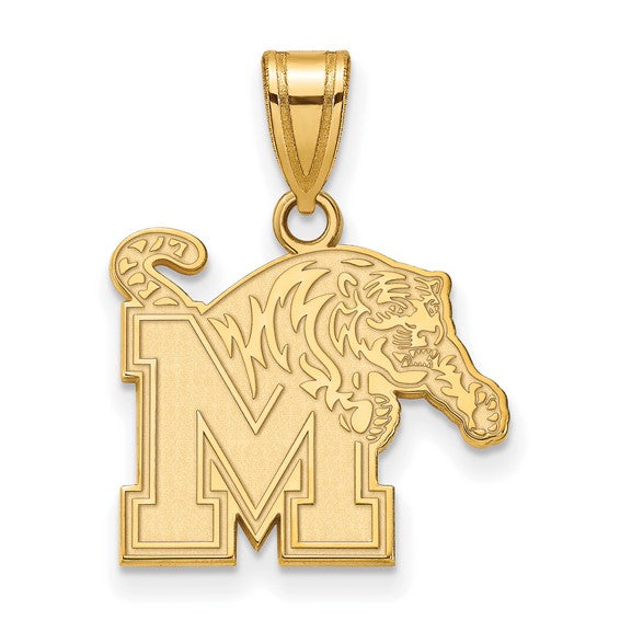 10ky University of Memphis Medium Tigers Pendant